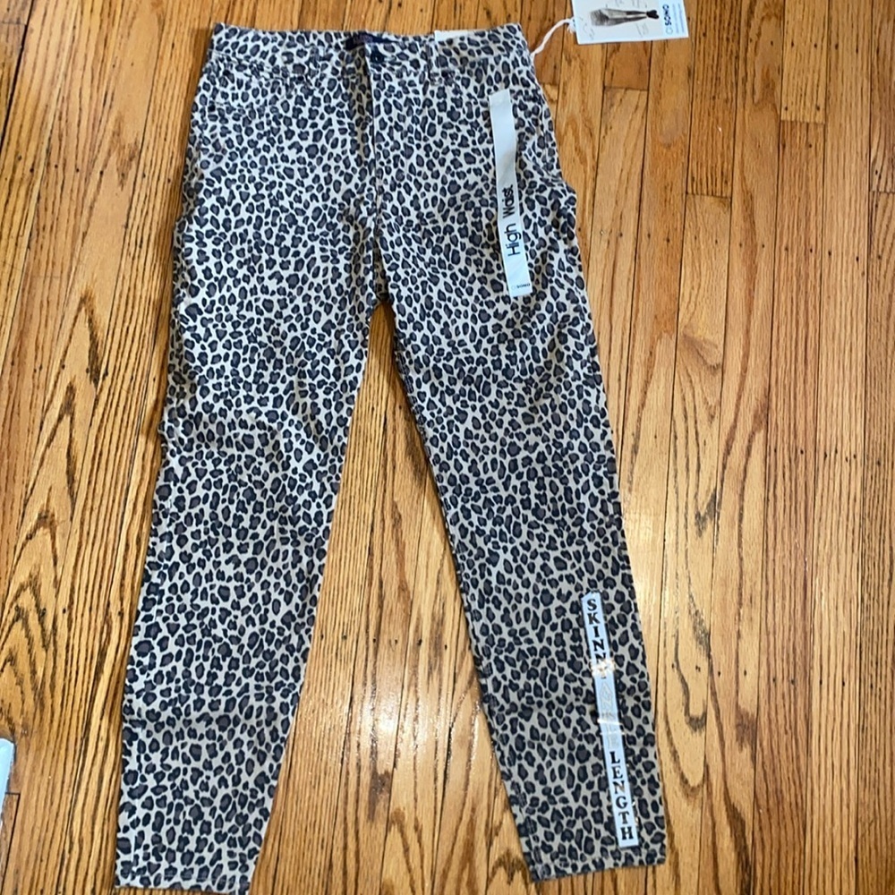 Cisco no size 9/29 camel leopard pant nwt